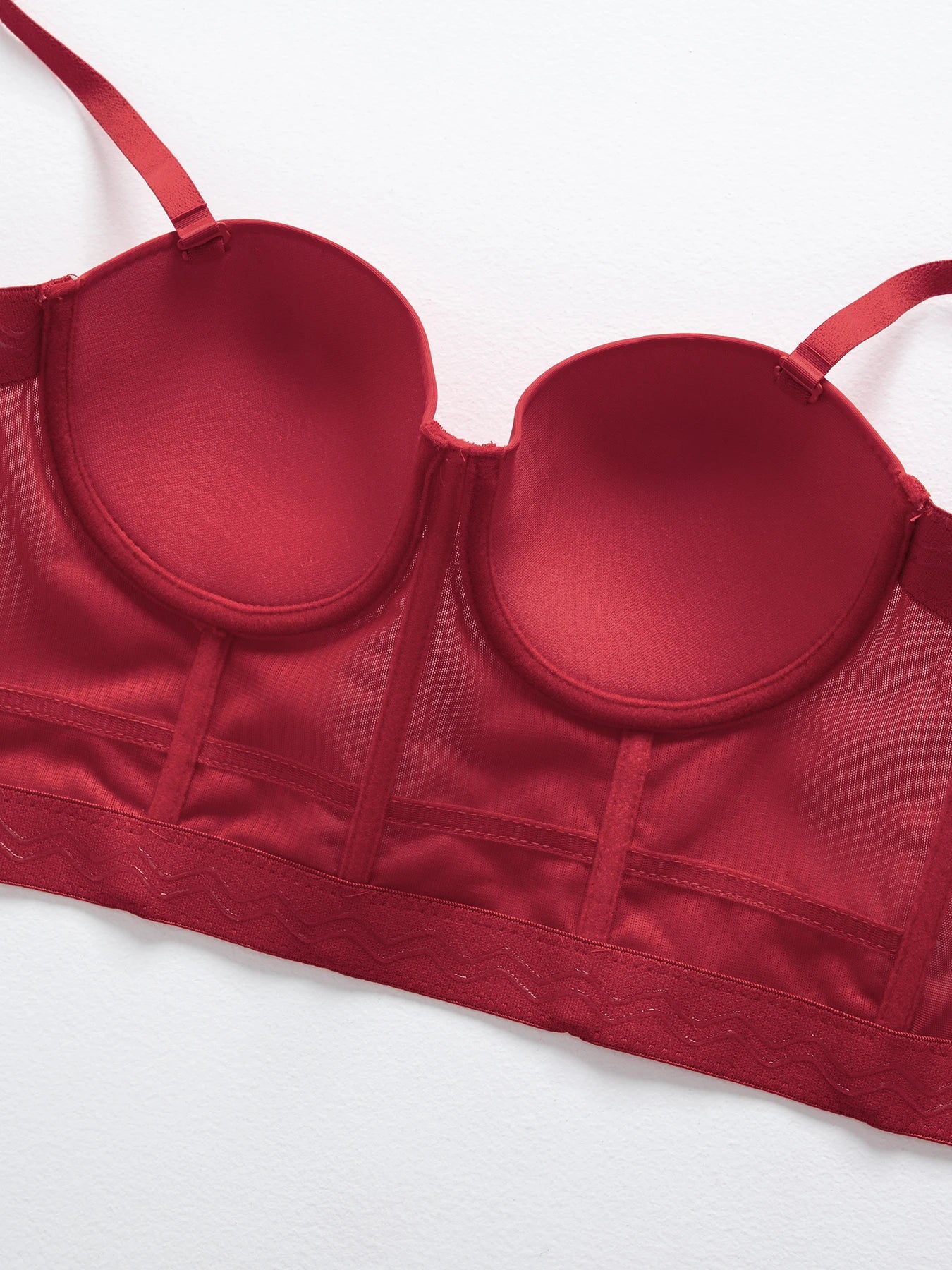 Breathable Bra Buckle Style Design Adjustable Size Solid Color Simplicity Elegant Comfortable New Shoulder Strap Gauze Bra