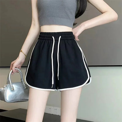 Ladies Girl Shorts Streetwear Female Women Fitness Joggers Sports Running Breathable Plus Size Short Pants Summer Casual Bottoms