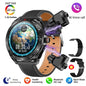 Men's super smart watch with 400mAh large battery and stainless steel body sturdy and durable with Bluetooth calling function