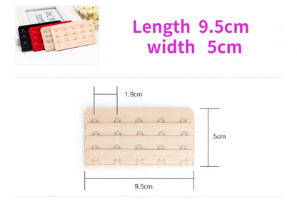 Women 3 Rows 5 Hooks Bra Extender Extension Clip on Strap Bra Lengthened Buckle Adjustable Buckles Bra Clasp