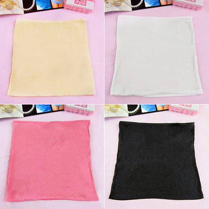 Women Boob Tube Top Solid Color Short Strapless Bandeau Tank Top Sexy Seamless Bralette Womens Underwear Summer Girls Tube Tops