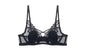BANERDANNI Modest French Bra Set - Lace Minimizer Bust Reducer with Steel Ring Rabbit-Ear Slimming Support & Discreet Coverage
