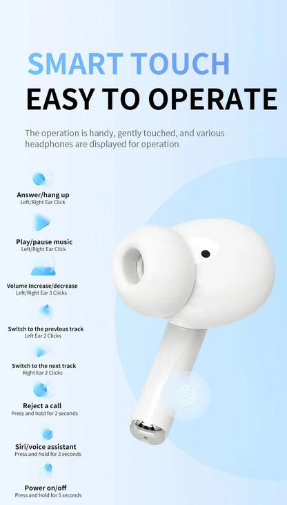 2025 AIRPro TWS Ear Air Earphone Buds Wireless Earbuds in-ear Headphones Pods Pro 2 for IOS Android generation ear phones
