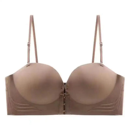 Bra Without Steel Ring Invisible Safe Enhanced Privacy Breathable Comfortable Fit Small Breast Female Bra Anti-slip Light Chic