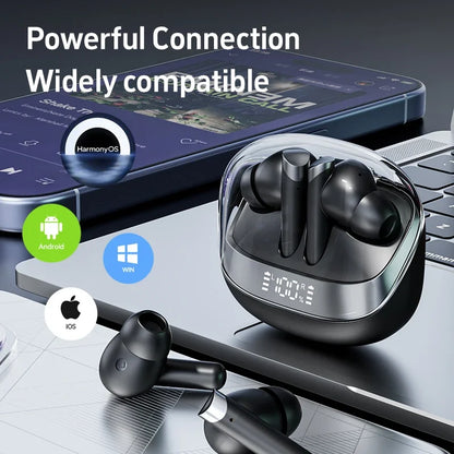 Earphone Bluetooth In-Ear Headphones True Wireless Earbuds  For Noise Reduction Power Display Waterproof Touch Control With Mic
