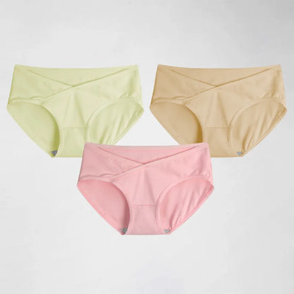 5pcs Ladies' underwear: Pure cotton, solid color, all-cotton, seamless, comfortable, briefs, breathable, thin style