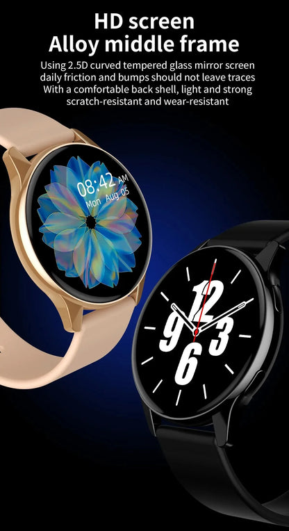 New Smartwatch 2025 Round AMOLED  relojes para hombres  Bluetooth Wireless Smart Watches For Man Woman Custom Watch Faces Watch
