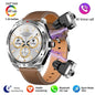 Men's super smart watch with 400mAh large battery and stainless steel body sturdy and durable with Bluetooth calling function