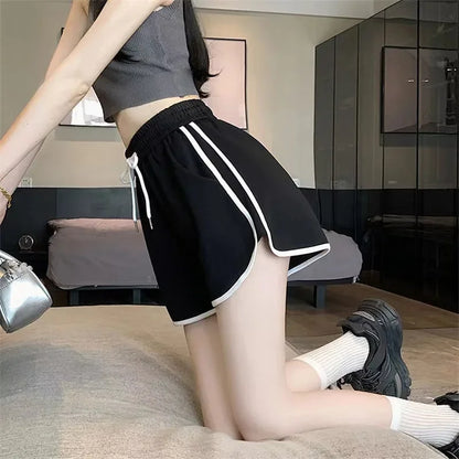 Ladies Girl Shorts Streetwear Female Women Fitness Joggers Sports Running Breathable Plus Size Short Pants Summer Casual Bottoms