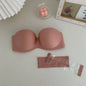 Bra NO Steel Ring Tube Top With Extension Belt Beauty Back Chest Wrap Without Straps Bralette Sexy Strapless Bra Women Bras