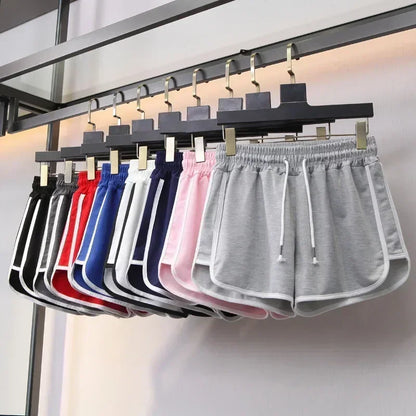 Ladies Girl Shorts Streetwear Female Women Fitness Joggers Sports Running Breathable Plus Size Short Pants Summer Casual Bottoms