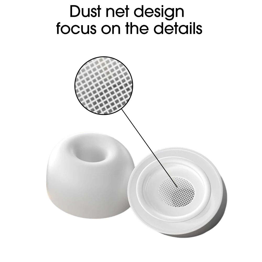 Replacement Earbuds Eartip For AirPod Pro 1/2 Generation Wireless Earphone Soft Silicone Earplug Cover Noise Reduction Ear Cap
