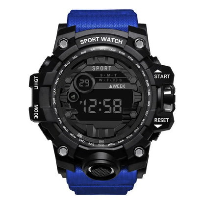 2024 New leisure multifunctional electronic watch for men simple waterproof sports date watches fashion Accessories