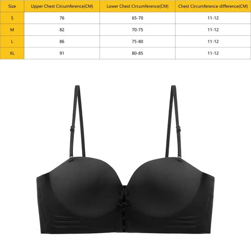 Bra Without Steel Ring Invisible Safe Enhanced Privacy Breathable Comfortable Fit Small Breast Female Bra Anti-slip Light Chic
