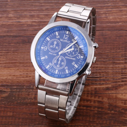 New Men Watches Luxury Band Round Watch Fashion Blu-ray Roman Watch for Man Relojes Para Hombre שעון ספורט Часы Мужские Наручные