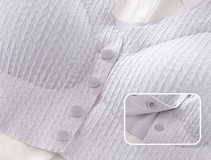 Pregnant Women's Breast-feeding Bra, Front-buttoned, Sexy, Breast-retracting, Anti-sagging, Seamless, Beautiful Back Bra, Thin