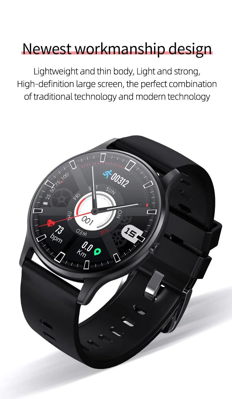 Smart Watch Men 1.3inch Bluetooth Sport Watches IP67 Waterproof Fitness Smartwatch Women