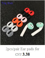 Ear Pads For Airpods Free Buds3 Pro Wireless Bluetooth Iphone Earphones Silicone Ear Caps Earphone Case Earpads Eartips 2pcs