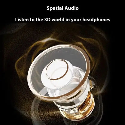 EarFun OpenJump Open-Ear Wireless Earbuds 4-mic AI Noise Cancellation IPX7 Waterproof Hi-Res LDAC Low Latency Earphone Custom