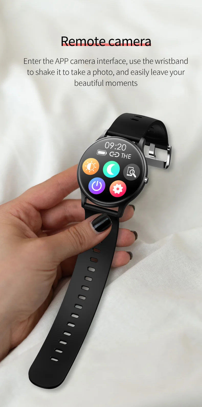 Smart Watch Men 1.3inch Bluetooth Sport Watches IP67 Waterproof Fitness Smartwatch Women