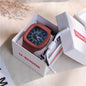 Watches for Elegant Women Simple Fashion Watch Minimalist Design Square Big Dial Soft Wristwatch Valentines Gift for Women Girls