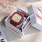 Watches for Elegant Women Simple Fashion Watch Minimalist Design Square Big Dial Soft Wristwatch Valentines Gift for Women Girls