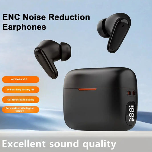 Ergonomic In-ear Bluetooth-compatible Headset Wireless Earphones Noise Reduction Waterproof Rechargeable Headset In-ear Earbuds