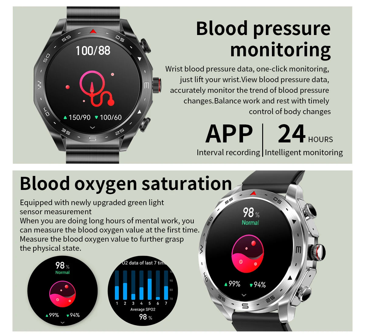 2025 New Smart Watch with TWS Earbuds 1.52 Inch AMOLED IP67 Waterproof Bluetooth Calls MP3 Music Smartwatch for Men Android iOS