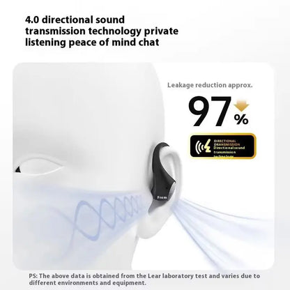 EarFun OpenJump Open-Ear Wireless Earbuds 4-mic AI Noise Cancellation IPX7 Waterproof Hi-Res LDAC Low Latency Earphone Custom