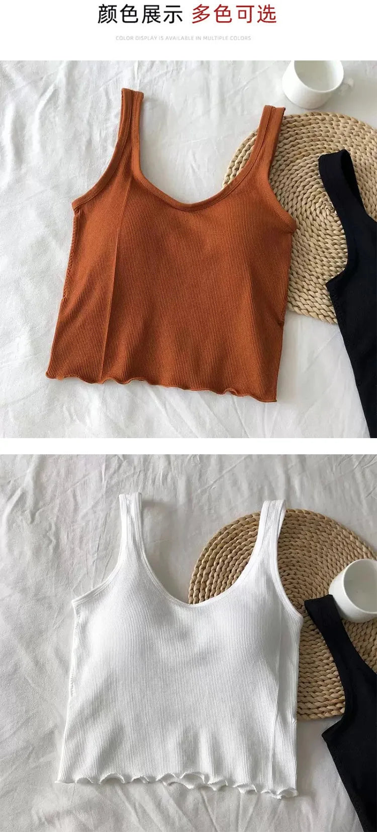 Cropped Tanks Ruffles Tube Top Women Bralette Crop Top Sexy Lingerie Bra Sports Underwear Fashion Ladies Street Tops Camisole