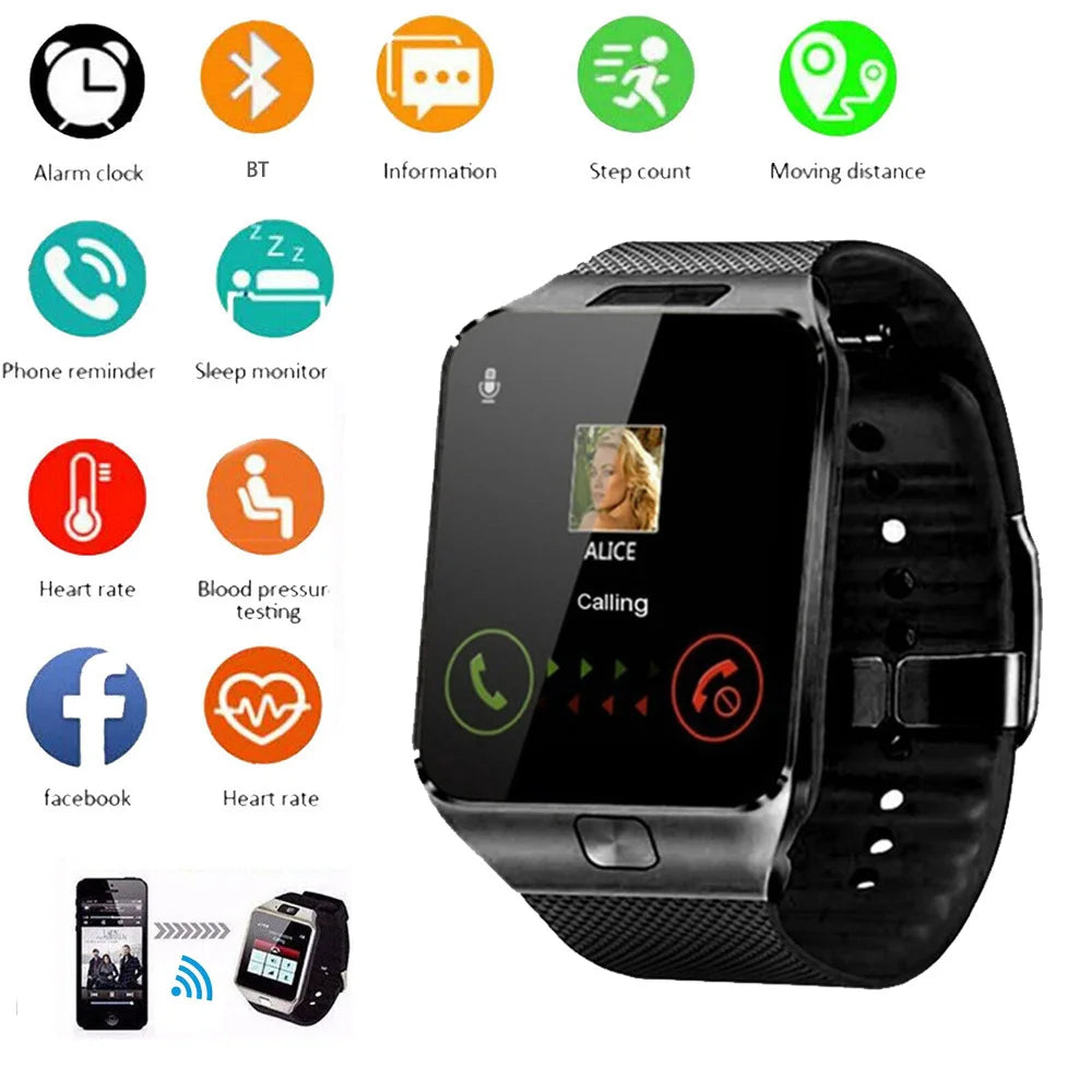 Smart Watch Men With LED Lighting Compass Sports Fitness Tracker Watch IP67 Waterproof Bluetooth Talk SmartWatch 2024