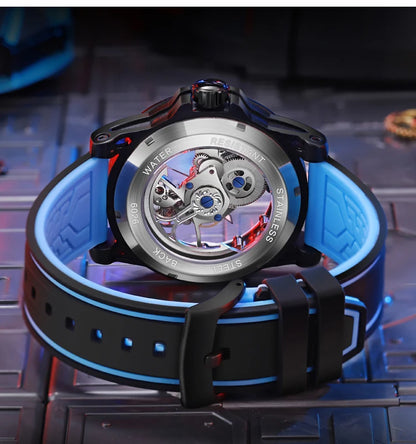 New Watches Mens Top Brand Luxury Automatic Mechanical Clock Casual Tourbillon Men Watch Sport Waterproof relogios masculino