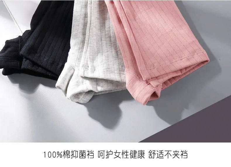 Women Boxers Underwear Cotton Ladies Safety Pants Female Seamless Underpants Solid Cozy Sexy Lingerie Трусы Женские
