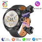 Men's super smart watch with 400mAh large battery and stainless steel body sturdy and durable with Bluetooth calling function