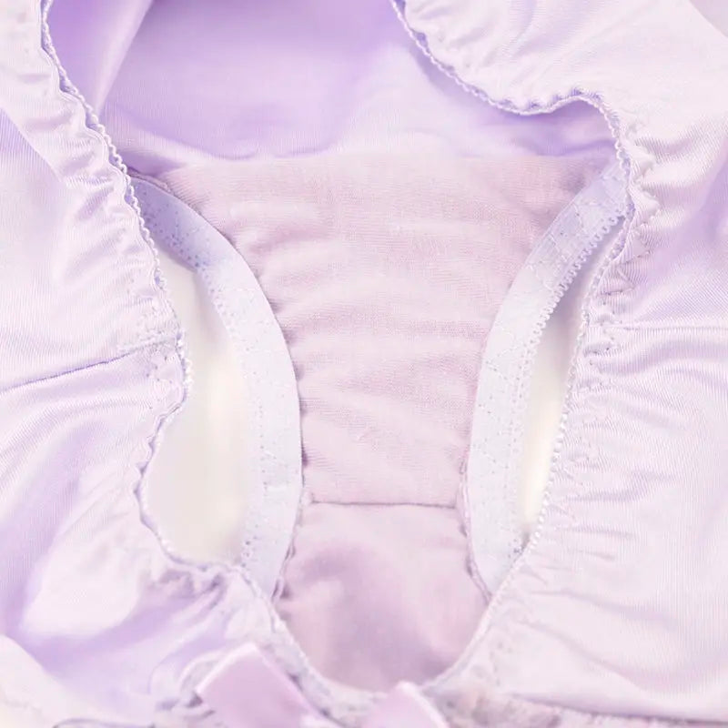Girl Cheap Bra Set Large Size Back Button Comfortable Gather Bra Breathable Thin Section Without Steel Ring Women Underwear Sets