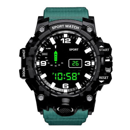 2024 New leisure multifunctional electronic watch for men simple waterproof sports date watches fashion Accessories