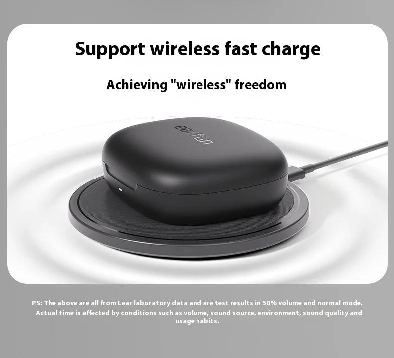 EarFun OpenJump Open-Ear Wireless Earbuds 4-mic AI Noise Cancellation IPX7 Waterproof Hi-Res LDAC Low Latency Earphone Custom