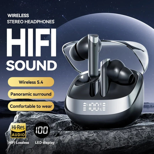 Earphone Bluetooth In-Ear Headphones True Wireless Earbuds  For Noise Reduction Power Display Waterproof Touch Control With Mic