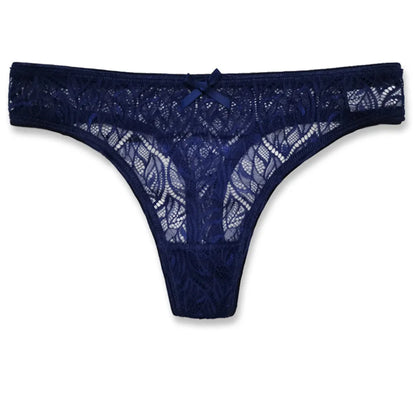 Sexy Panties Women Lace Silk Underwear Low Waist V-Waist Briefs Cotton Crotch Breathable Quick-Drying Sports Underwear