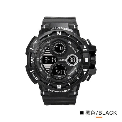 2024 New leisure multifunctional electronic watch for men simple waterproof sports date watches fashion Accessories