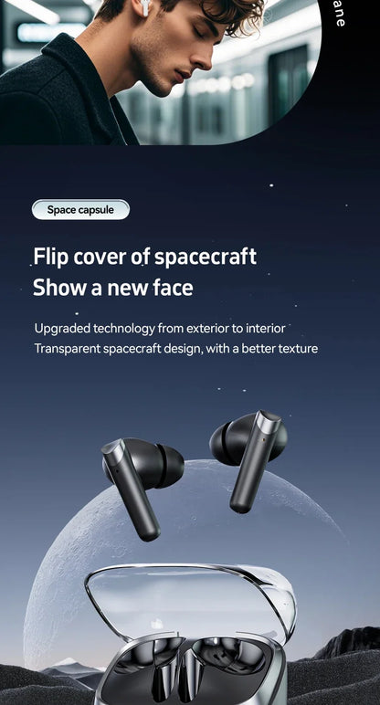 Earphone Bluetooth In-Ear Headphones True Wireless Earbuds  For Noise Reduction Power Display Waterproof Touch Control With Mic