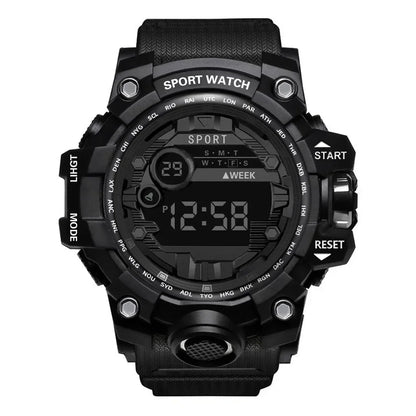 2024 New leisure multifunctional electronic watch for men simple waterproof sports date watches fashion Accessories