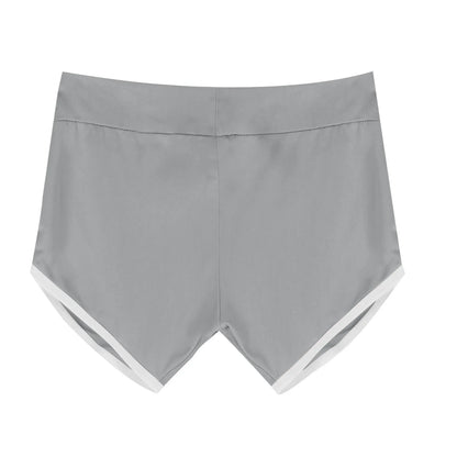 Women Mid Waist Shorts Girl Slim Fit High Stretchy Short Trousers Female Tight Shorts For Ladies Running Shorts Slim Fit Elastic