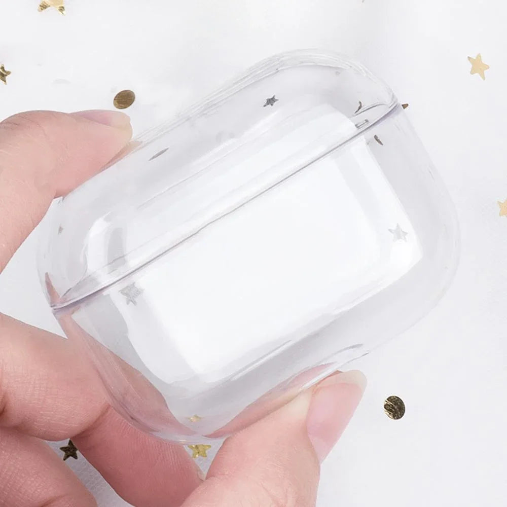 Transparent Earphone Case For Airpods Pro 2 Generation Cases Hard TPU Clear Headphone Cover For Airpods 4 3 2 1