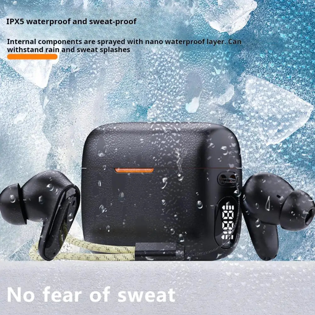 Ergonomic In-ear Bluetooth-compatible Headset Wireless Earphones Noise Reduction Waterproof Rechargeable Headset In-ear Earbuds