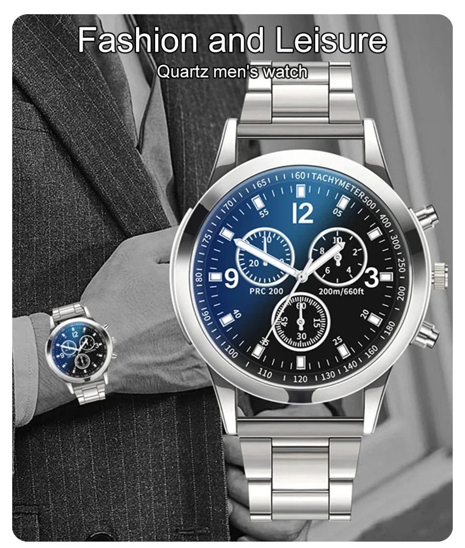 New Men Watches Luxury Band Round Watch Fashion Blu-ray Roman Watch for Man Relojes Para Hombre שעון ספורט Часы Мужские Наручные