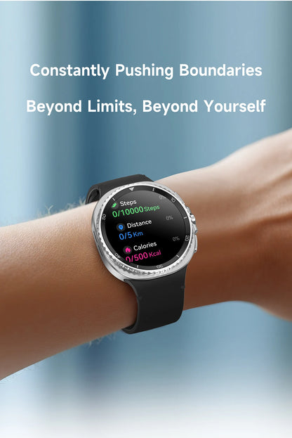 2025 NEW Smart Watch 8 Classic 46mm 1.43" AMOLED Screen IP68 Waterproof Sports Smartwatch BT Call Watch 7 Upgraded for Men Women