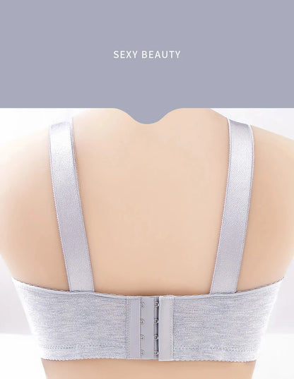 Bra for Women Comfortable Non-slip Push-up Sports Bra with Wide Shoulder Straps Chest Pad for Women Breathable lingerie