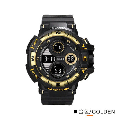 2024 New leisure multifunctional electronic watch for men simple waterproof sports date watches fashion Accessories
