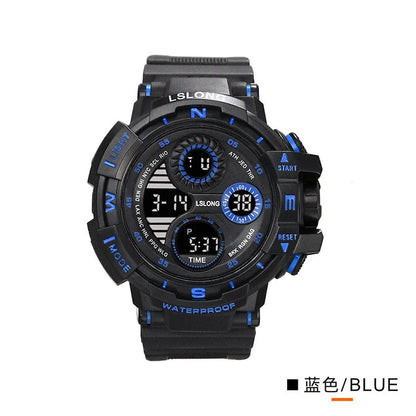 2024 New leisure multifunctional electronic watch for men simple waterproof sports date watches fashion Accessories